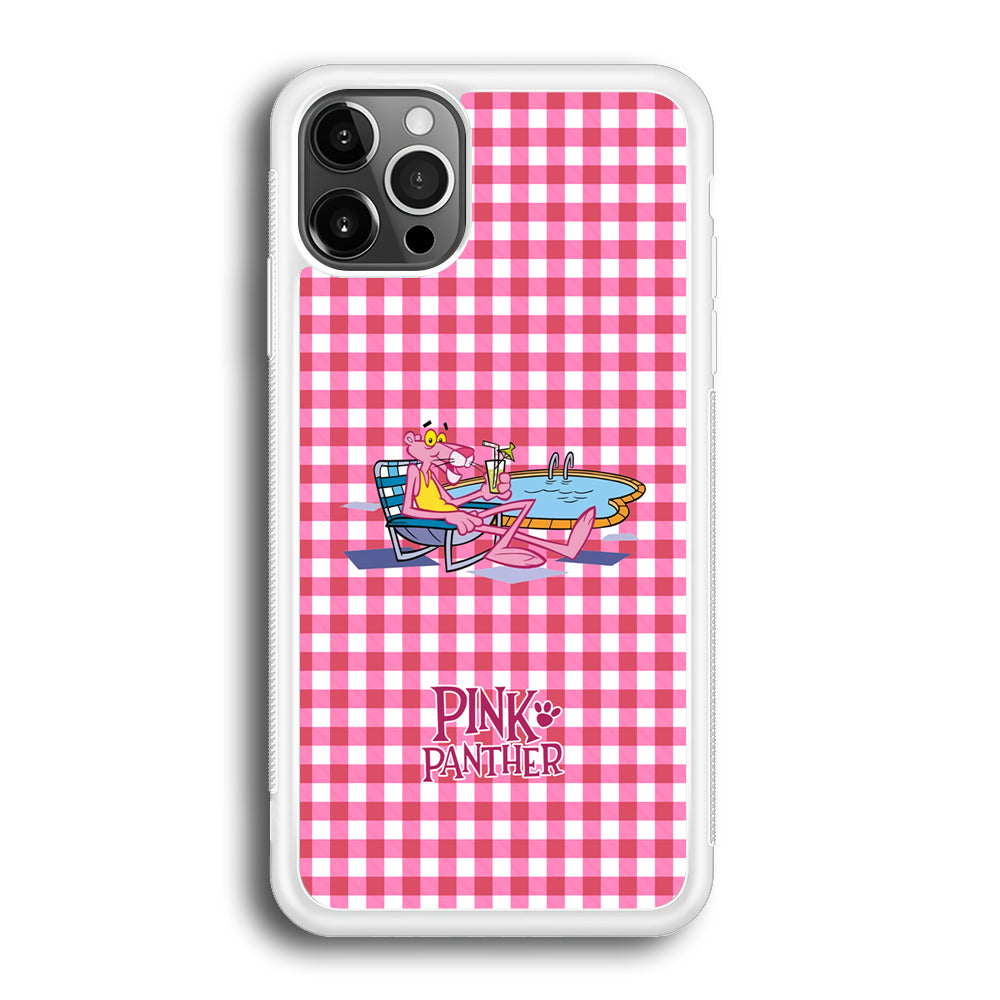 Pink Panther Relax with Swimming iPhone 12 Pro Max Case