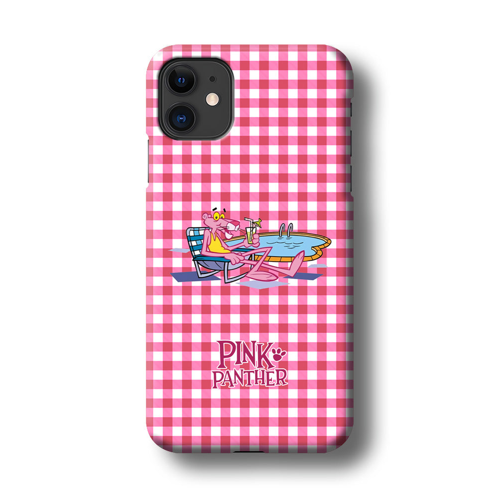 Pink Panther Relax with Swimming iPhone 11 Case