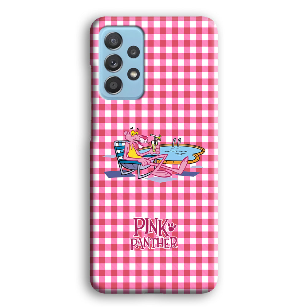 Pink Panther Relax with Swimming Samsung Galaxy A72 Case