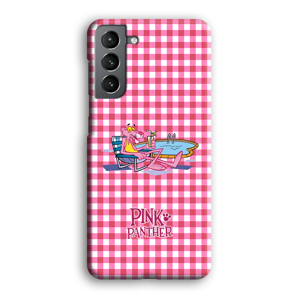 Pink Panther Relax with Swimming Samsung Galaxy S21 Plus Case