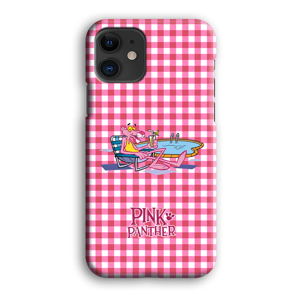 Pink Panther Relax with Swimming iPhone 12 Case