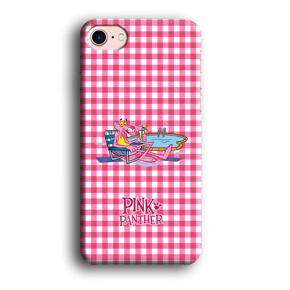 Pink Panther Relax with Swimming iPhone 7 Case