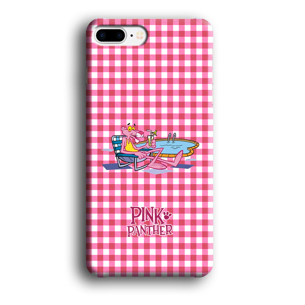 Pink Panther Relax with Swimming iPhone 8 Plus Case