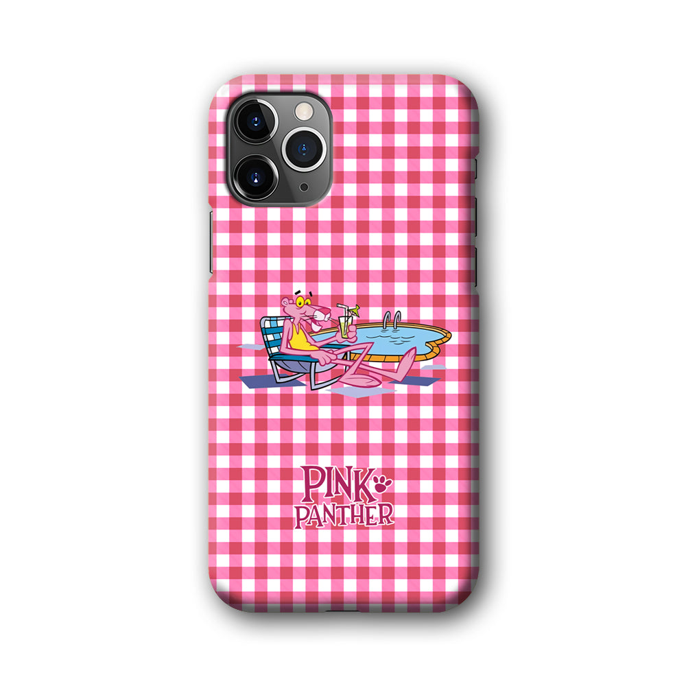 Pink Panther Relax with Swimming iPhone 11 Pro Case