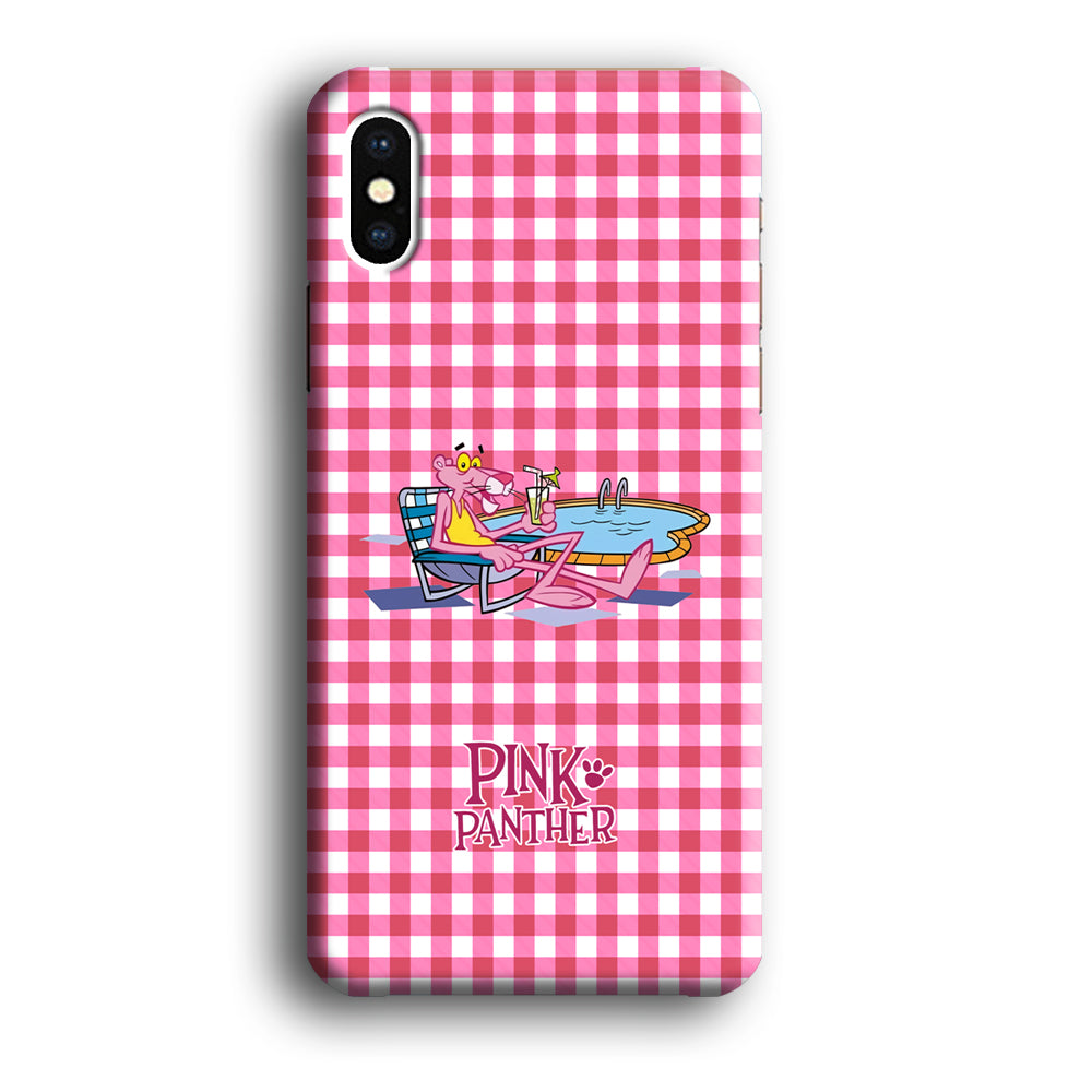 Pink Panther Relax with Swimming iPhone XS Case