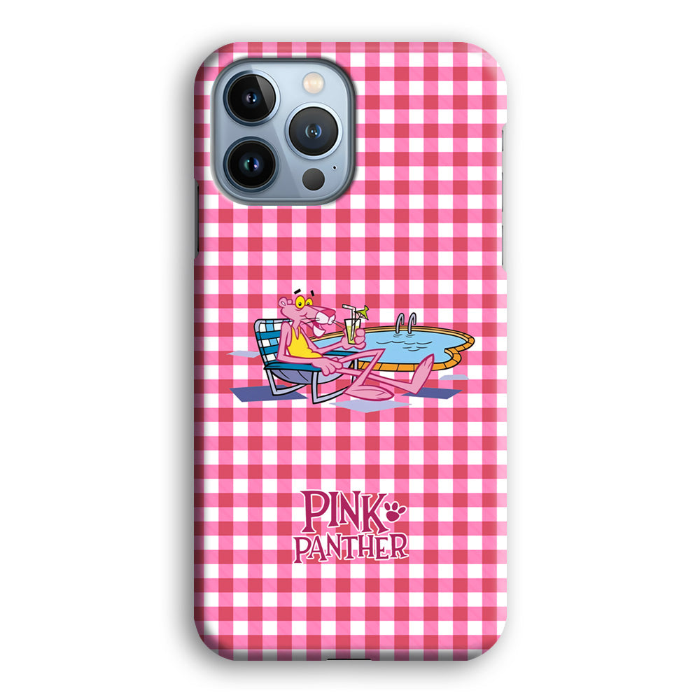 Pink Panther Relax with Swimming iPhone 13 Pro Max Case