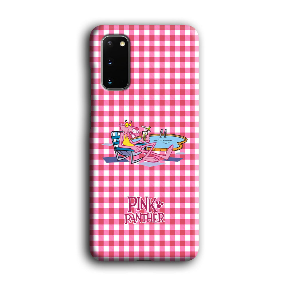 Pink Panther Relax with Swimming Samsung Galaxy S20 Case