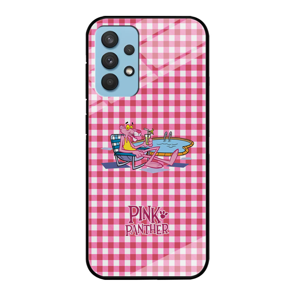 Pink Panther Relax with Swimming Samsung Galaxy A32 Case