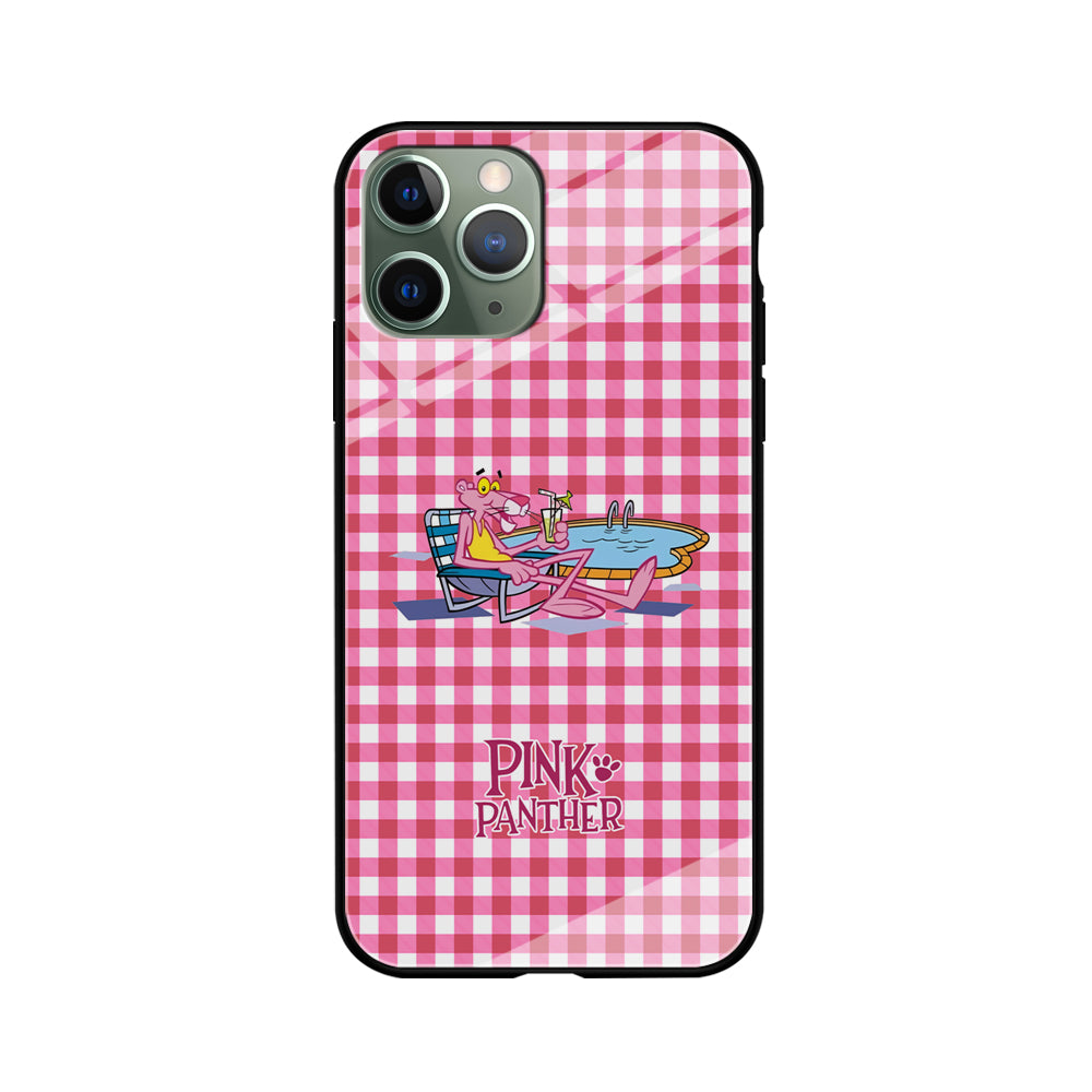 Pink Panther Relax with Swimming iPhone 11 Pro Case