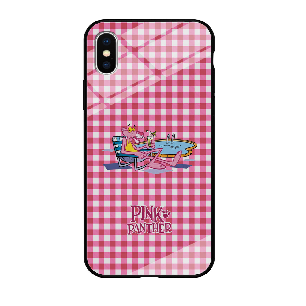 Pink Panther Relax with Swimming iPhone XS Case