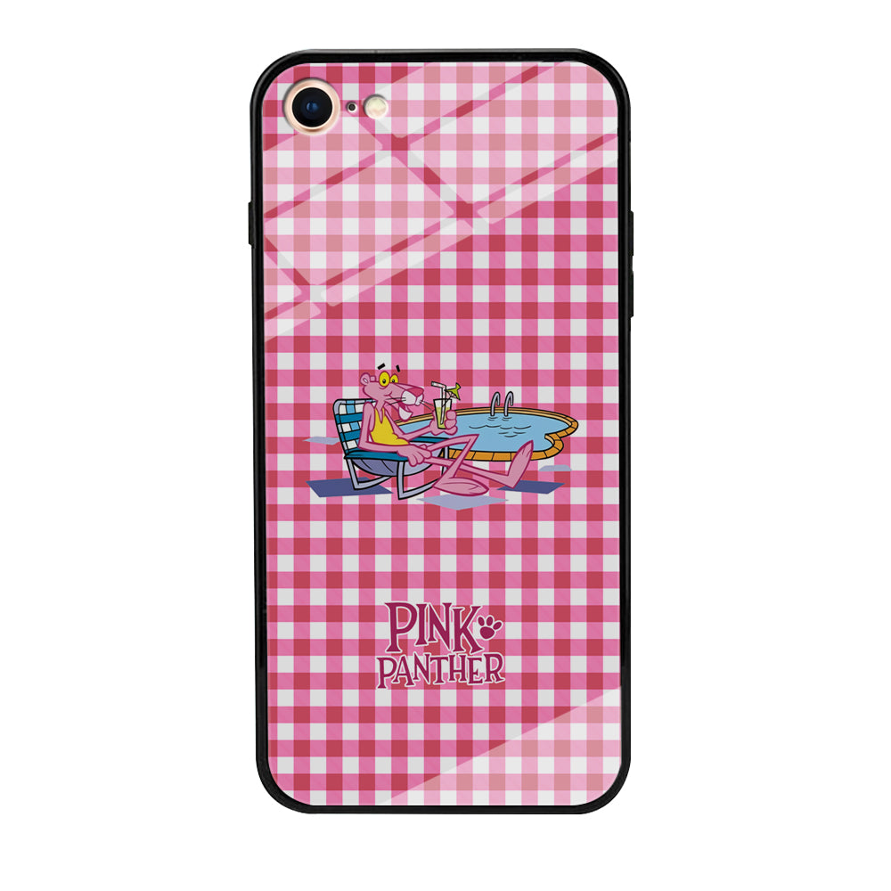 Pink Panther Relax with Swimming iPhone 7 Case