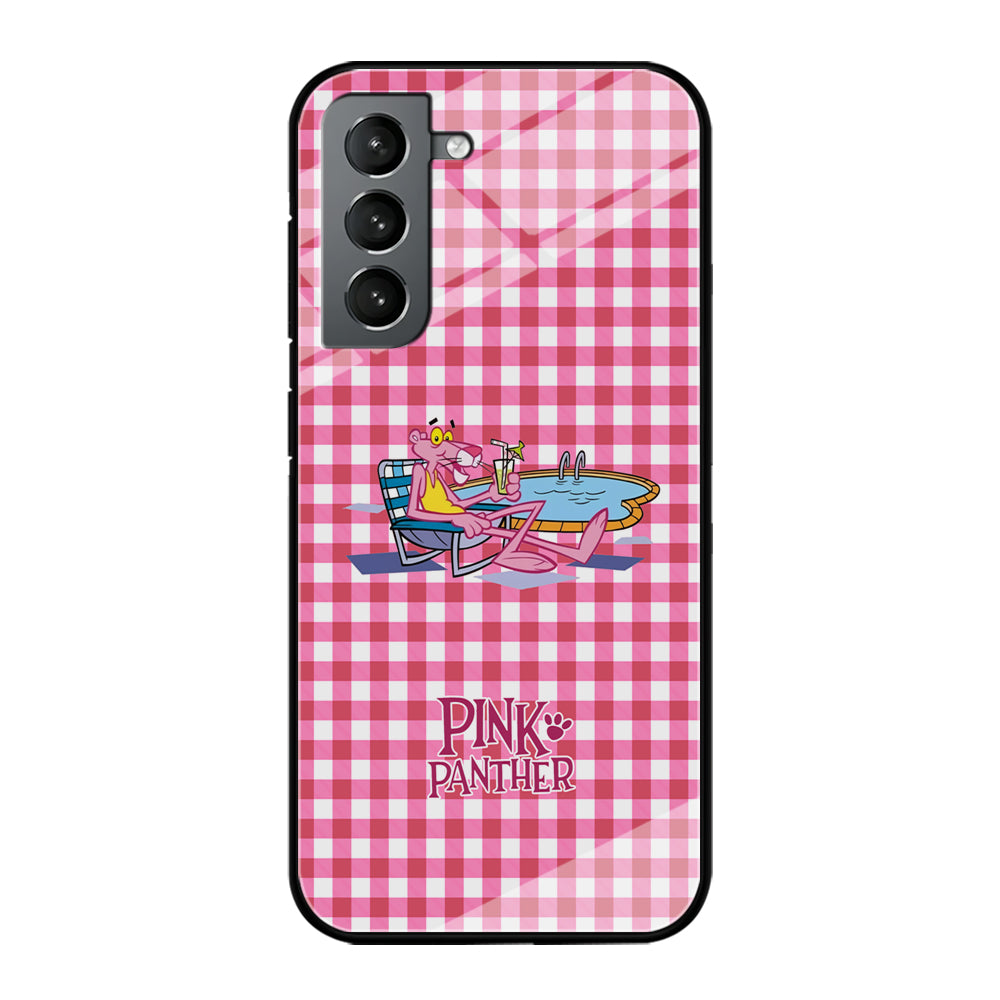 Pink Panther Relax with Swimming Samsung Galaxy S21 Plus Case