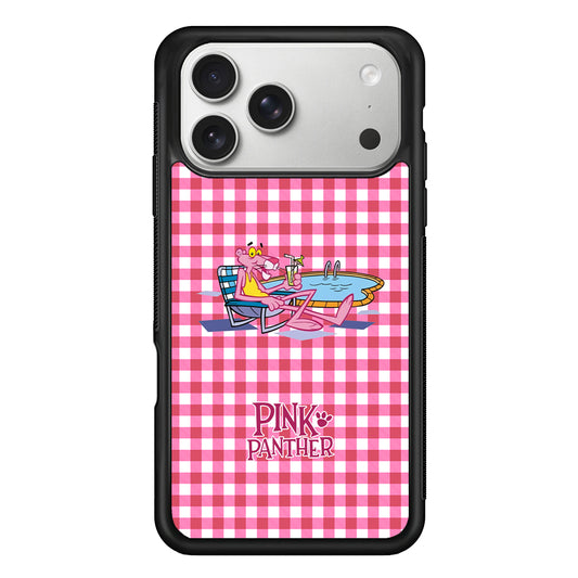 Pink Panther Relax with Swimming iPhone 17 Pro Case