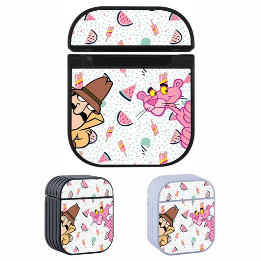Pink Panther Work Together Snatch Dessert Apple Airpods Case