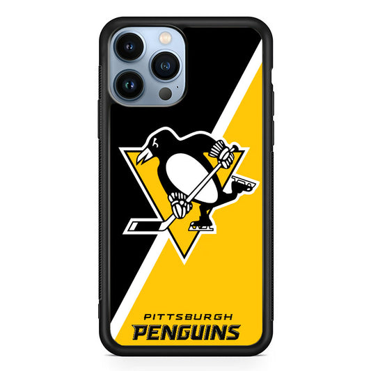 Pittsburgh Penguins Two Colour iPhone 15 Pro Case - Carneyforia