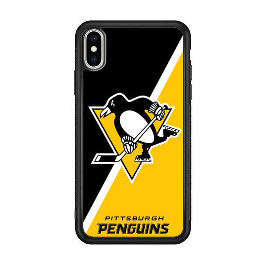 Pittsburgh Penguins Two Colour iPhone XS Case