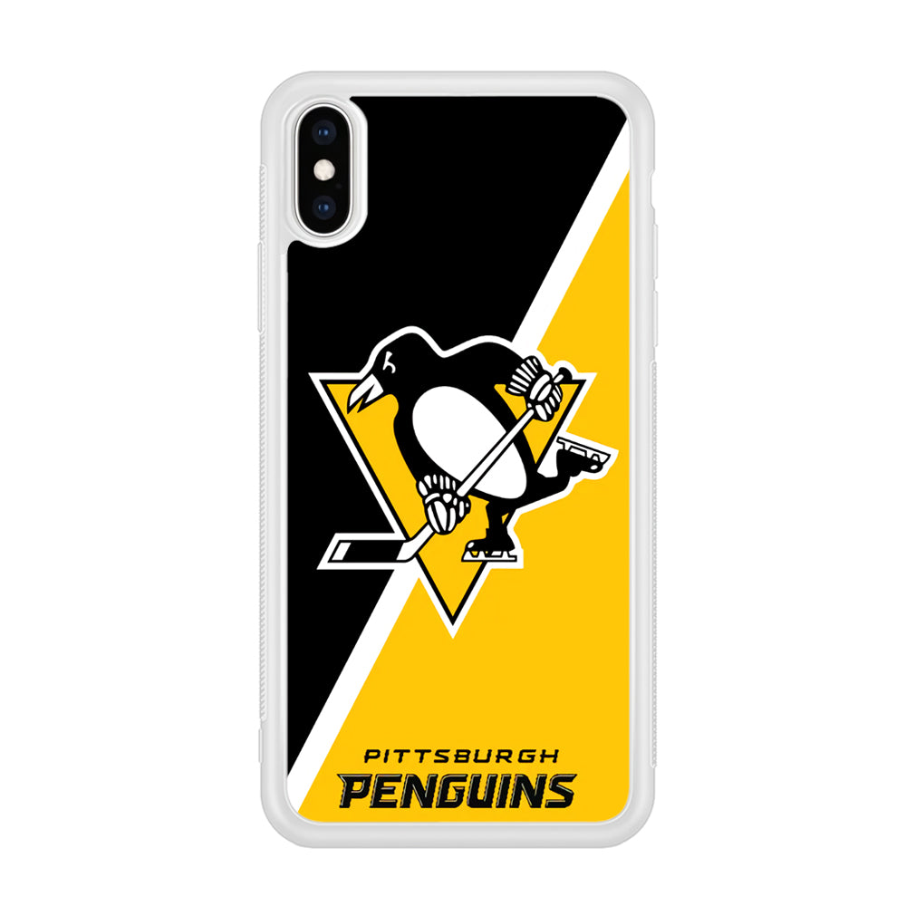 Pittsburgh Penguins Two Colour iPhone XS Case