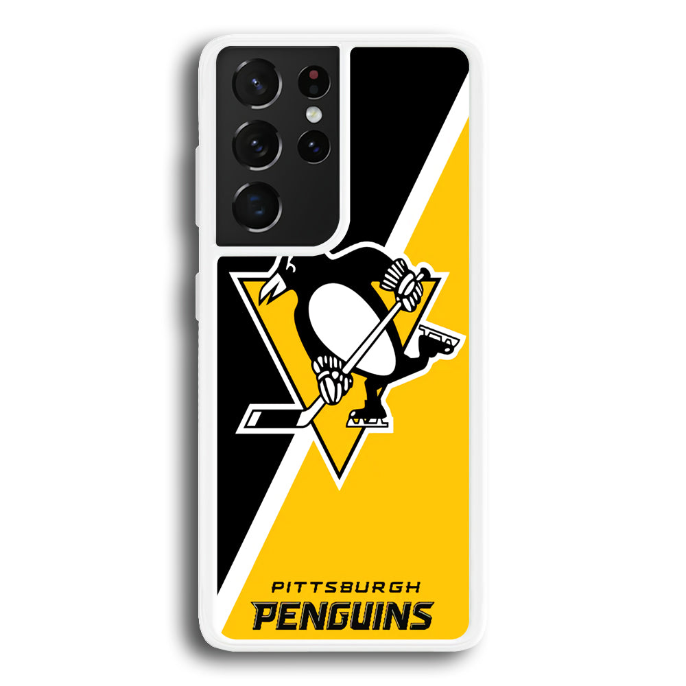 Pittsburgh Penguins Two Colour Samsung Galaxy S21 Ultra Case