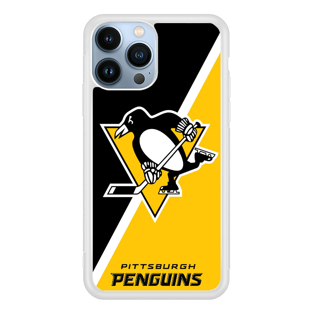 Pittsburgh Penguins Two Colour iPhone 13 Pro Max Case