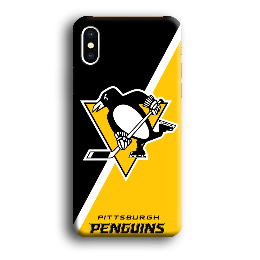 Pittsburgh Penguins Two Colour iPhone XS Case