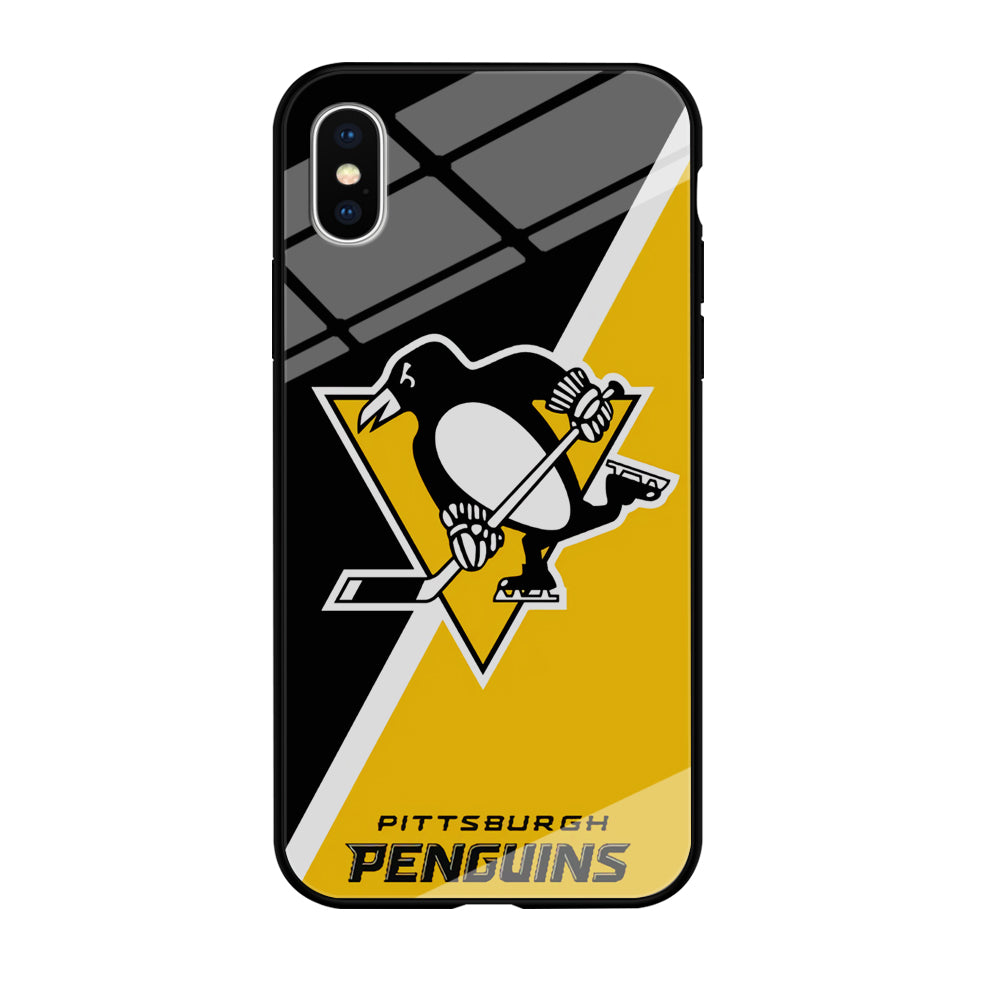 Pittsburgh Penguins Two Colour iPhone XS Case