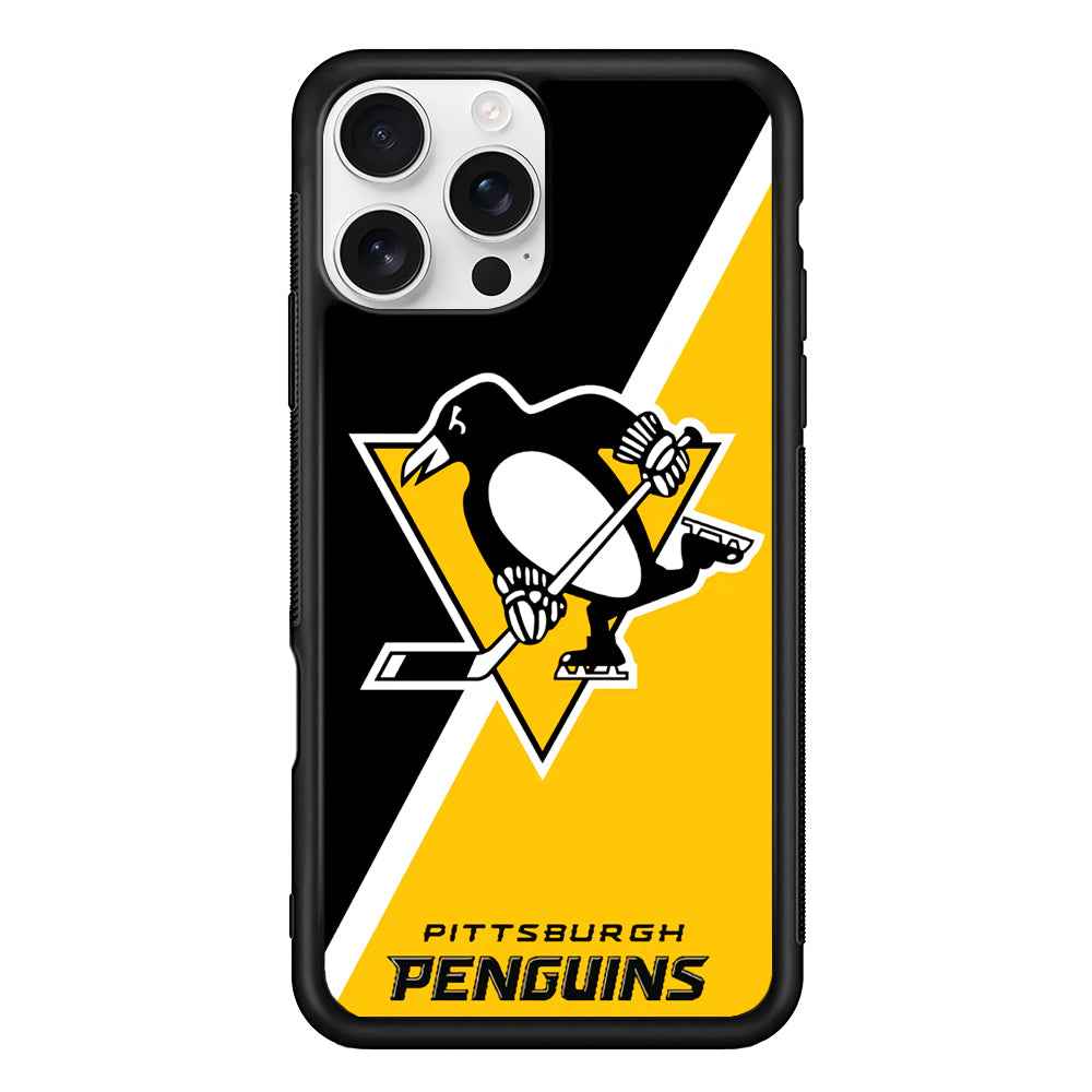 Pittsburgh Penguins Two Colour iPhone 16 Pro Case