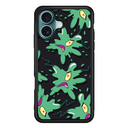 Plankton Patern of Stain iPhone 16 Plus Case