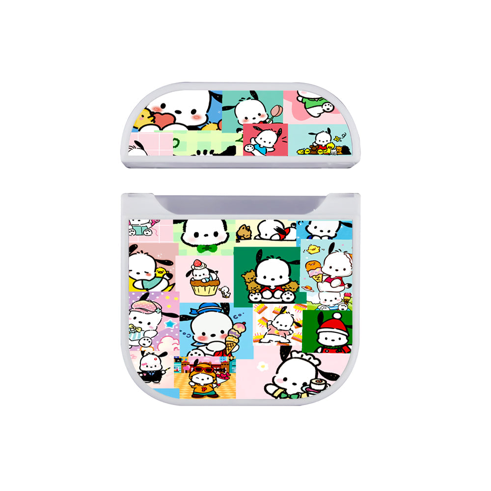 Pochacco Collage Of Moment Apple Airpods Case White