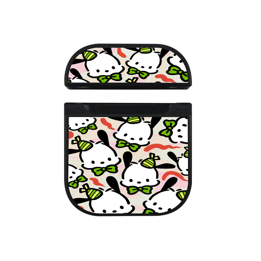 Pochacco Doodle Apple Airpods Case Black