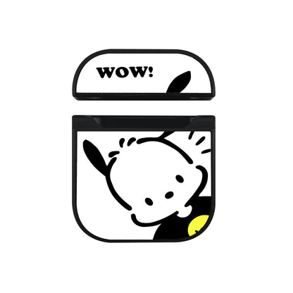 Pochacco Say Wow Apple Airpods Case Black