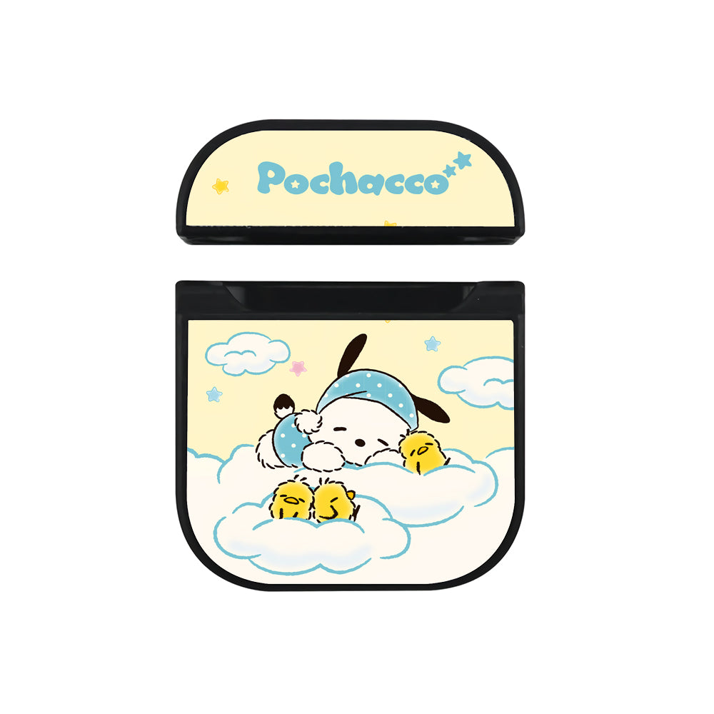 Pochacco Was Sleeping Apple Airpods Case Black