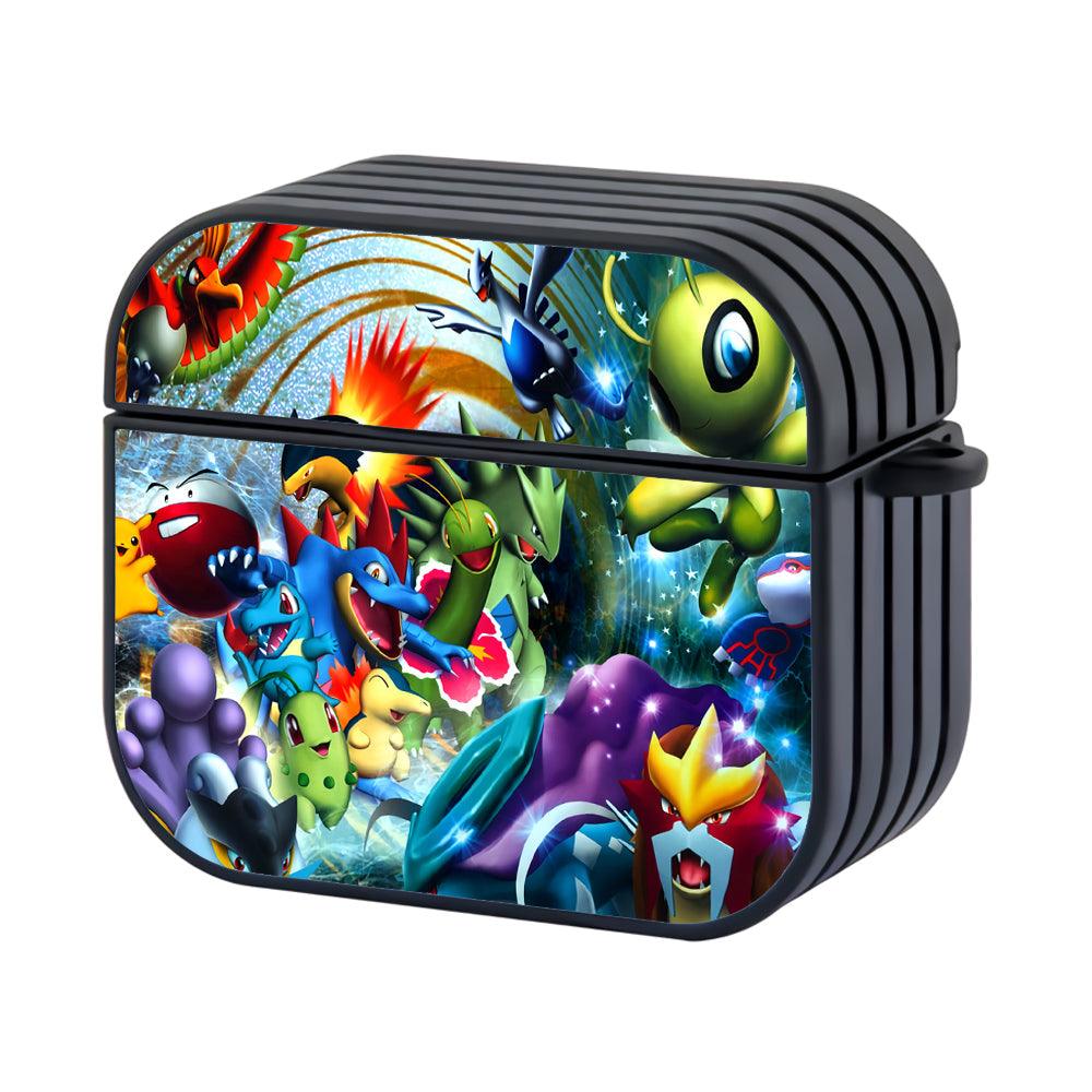 Pokemon Act and Fight Together Apple Airpods 4 Case Black