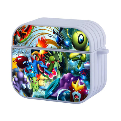 Pokemon Act and Fight Together Apple Airpods 4 Case White