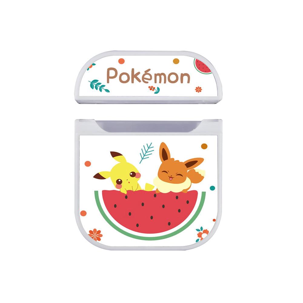 Pokemon Both with a Sweet Smile Apple Airpods Case White