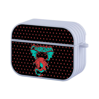 Pokemon Charizard Flying Silhouette Apple Airpods Pro Case White