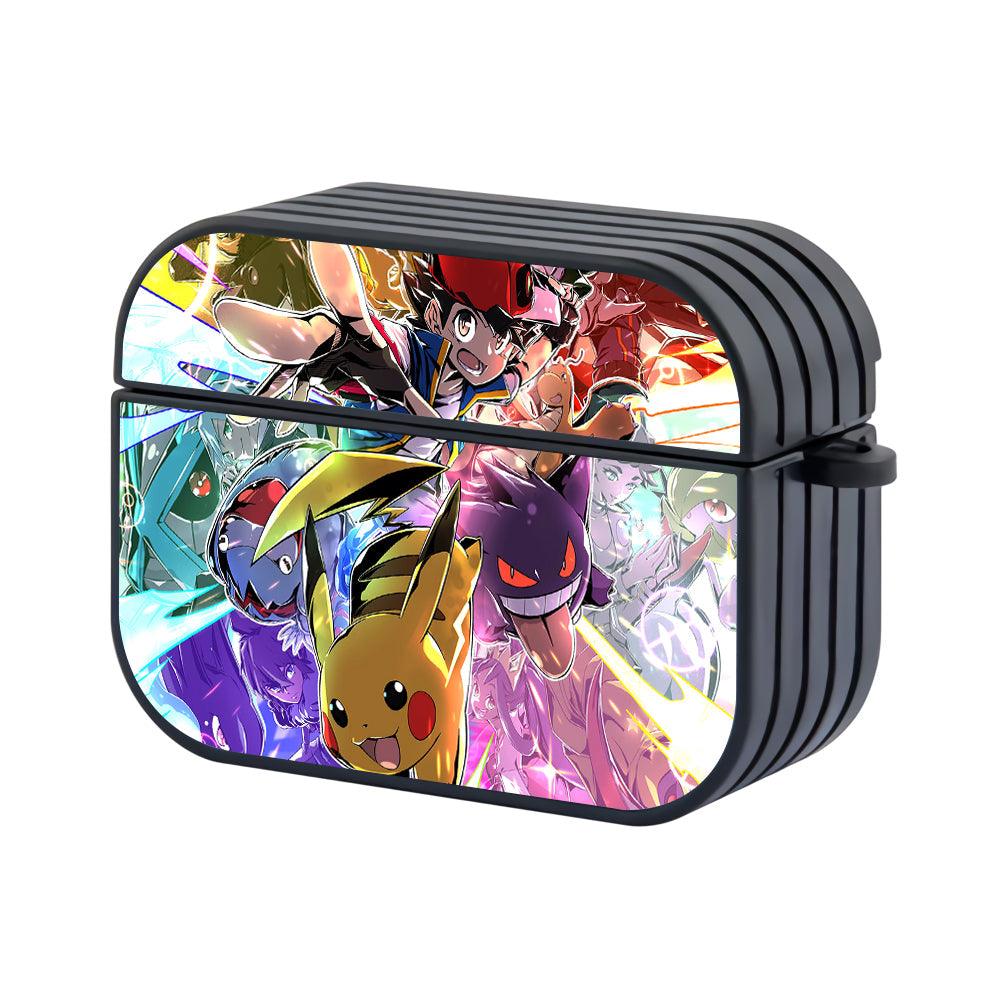 Pokemon Collaboration in Battle Apple Airpods Pro Case-Black-Carneyforia