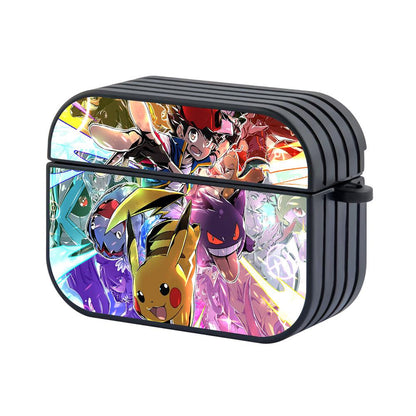 Pokemon Collaboration in Battle Apple Airpods Pro Case-Black-Carneyforia