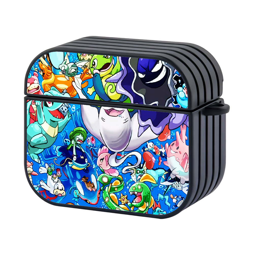 Pokemon Collection Of Water Type Apple Airpods 4 Case