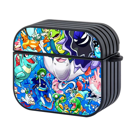 Pokemon Collection Of Water Type Apple Airpods 4 Case