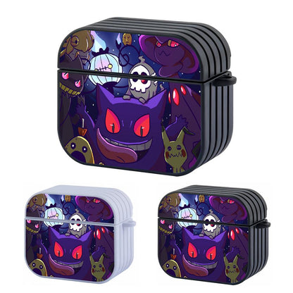Pokemon Gengar Be Afraid and Give Candy Apple Airpods 4 Case