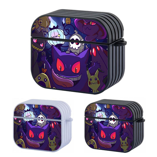 Pokemon Gengar Be Afraid and Give Candy Apple Airpods 4 Case