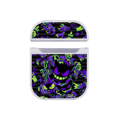 Pokemon Gengar Purple Halation Apple Airpods Case White
