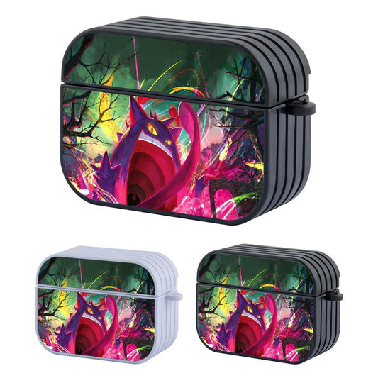 Pokemon Gengar Scary under the Crescent Moon Apple Airpods Pro 3 Case-Carneyforia