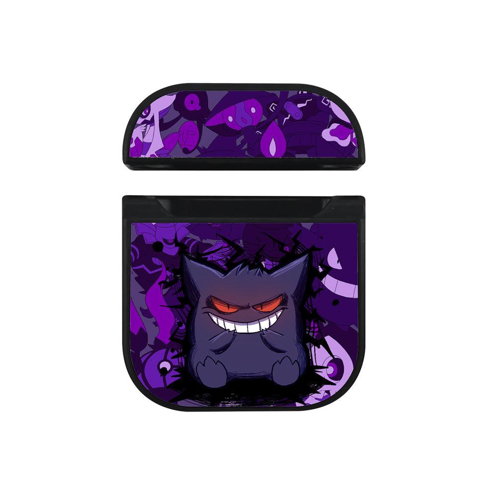 Pokemon Gengar Something Behind The Smile Apple Airpods Case Black