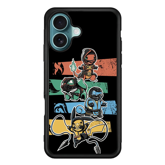 Pokemon Mortal Kombat Mode iPhone 16 Plus Case