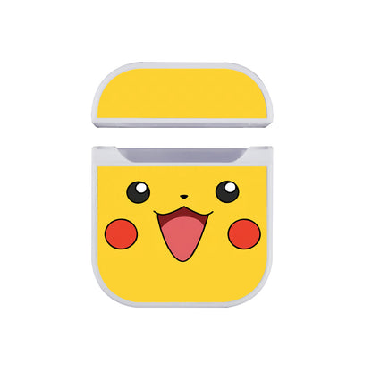 Pokemon Pikachu Face Apple Airpods Case White