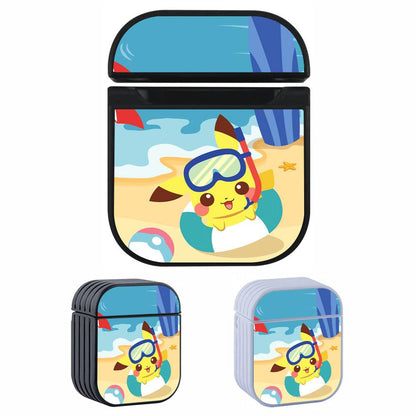 Pokemon Pikachu on The Beach Apple Airpods Case
