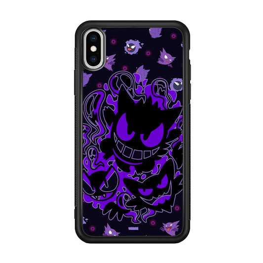 Pokemon Scary Smile from Gengar iPhone X Case