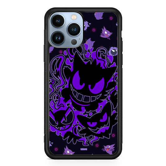 Pokemon Scary Smile from Gengar iPhone 15 Pro Case - Carneyforia