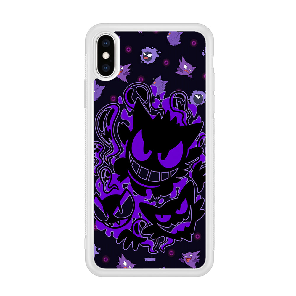 Pokemon Scary Smile from Gengar iPhone XS Case